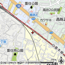 福岡県北九州市小倉南区西水町13周辺の地図