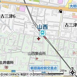 松山山西町郵便局 ＡＴＭ周辺の地図