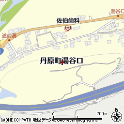 愛媛県西条市丹原町湯谷口周辺の地図