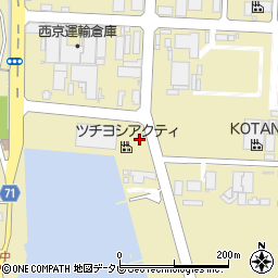 ツチヨシアクティ　九州事業所周辺の地図