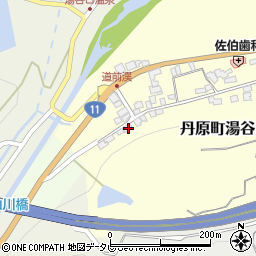 愛媛県西条市丹原町湯谷口甲-345周辺の地図