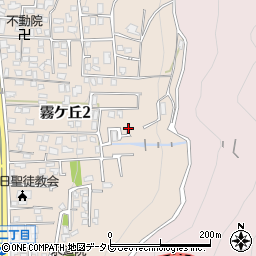 福岡県北九州市小倉北区霧ケ丘2丁目14周辺の地図