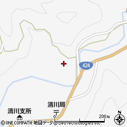 和歌山県日高郡みなべ町清川1443周辺の地図