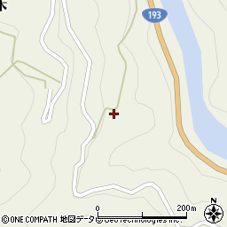徳島県那賀郡那賀町掛盤梶屋周辺の地図
