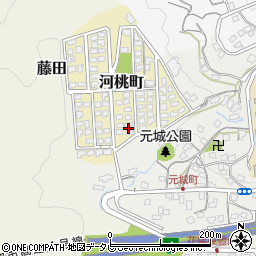 福岡県北九州市八幡西区河桃町1-22周辺の地図