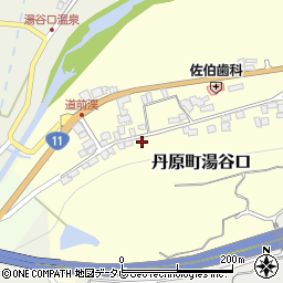 愛媛県西条市丹原町湯谷口甲-355周辺の地図