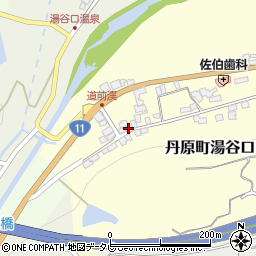 愛媛県西条市丹原町湯谷口甲-353周辺の地図