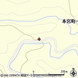 和歌山県田辺市本宮町一本松151周辺の地図