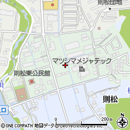 福岡県北九州市八幡西区則松東周辺の地図