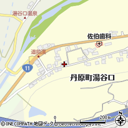 愛媛県西条市丹原町湯谷口甲-307周辺の地図
