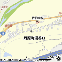 愛媛県西条市丹原町湯谷口366周辺の地図