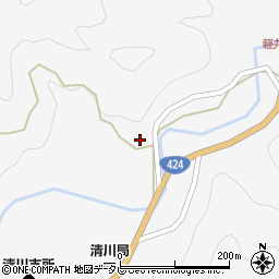 和歌山県日高郡みなべ町清川1425周辺の地図