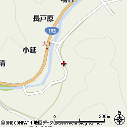 徳島県那賀町（那賀郡）中山（祢木のの）周辺の地図
