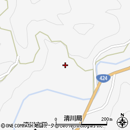 和歌山県日高郡みなべ町清川1418周辺の地図
