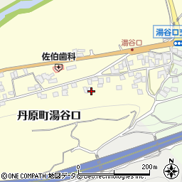 愛媛県西条市丹原町湯谷口甲-393周辺の地図