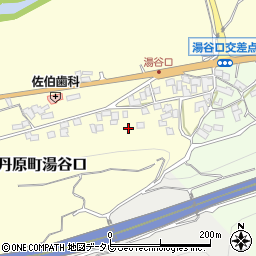 愛媛県西条市丹原町湯谷口甲-398周辺の地図