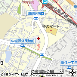 城野喜多眼科医院周辺の地図
