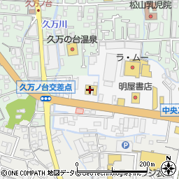 ＨｏｎｄａＣａｒｓ愛媛中央店周辺の地図