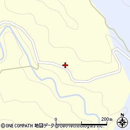 和歌山県田辺市本宮町一本松33周辺の地図