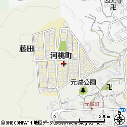 福岡県北九州市八幡西区河桃町1-16周辺の地図