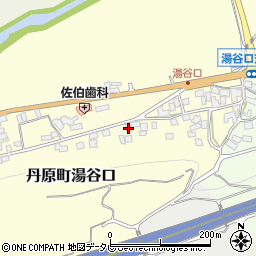 愛媛県西条市丹原町湯谷口甲-392周辺の地図