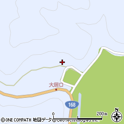 和歌山県田辺市本宮町大居2329周辺の地図