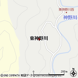 和歌山県日高郡みなべ町東神野川周辺の地図