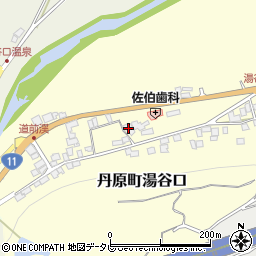 愛媛県西条市丹原町湯谷口282周辺の地図