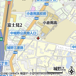 福岡県北九州市小倉南区富士見1丁目11周辺の地図