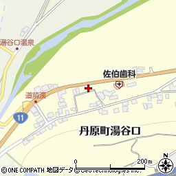 愛媛県西条市丹原町湯谷口302周辺の地図