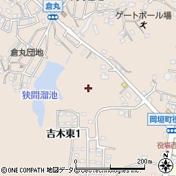 福岡県遠賀郡岡垣町吉木東周辺の地図