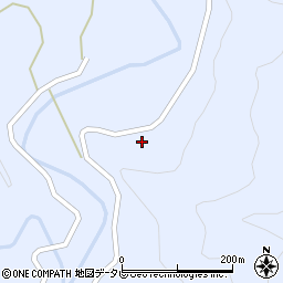 和歌山県新宮市熊野川町西敷屋822周辺の地図
