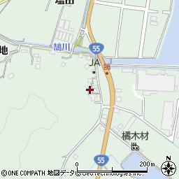 徳島県阿南市橘町関地53周辺の地図