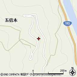 徳島県那賀町（那賀郡）掛盤（大左古）周辺の地図