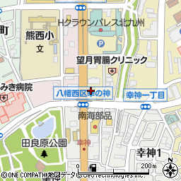 星乃珈琲黒崎店周辺の地図