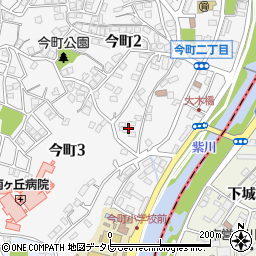 福岡県北九州市小倉北区今町周辺の地図