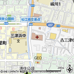 松山西郵便局周辺の地図