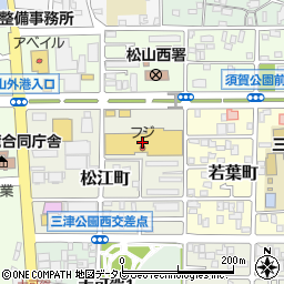 ダイソーフジ三津松江店周辺の地図