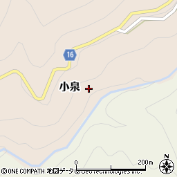 徳島県那賀郡那賀町小泉小泉周辺の地図