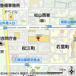 じゃんじゃか松江店周辺の地図