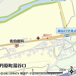 愛媛県西条市丹原町湯谷口158周辺の地図