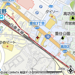 ネッツトヨタ北九州城野店周辺の地図