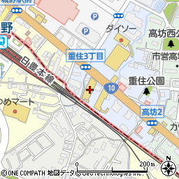 ネッツトヨタ北九州　城野店周辺の地図