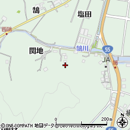 徳島県阿南市橘町関地31-2周辺の地図