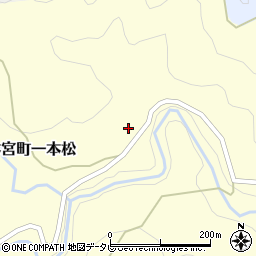 和歌山県田辺市本宮町一本松96周辺の地図