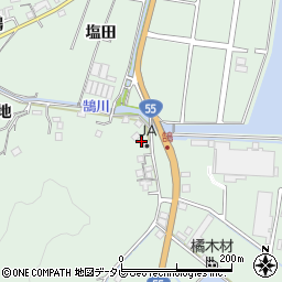 徳島県阿南市橘町関地48周辺の地図