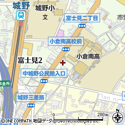 阿座上塾東進衛星予備校・小倉城野校周辺の地図