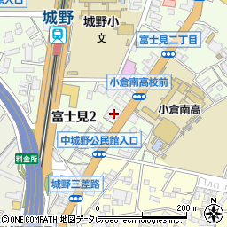 九州通信ネットワーク北九州中心局周辺の地図