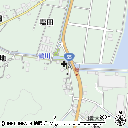 徳島県阿南市橘町関地45周辺の地図