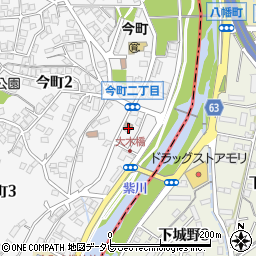 小倉今町郵便局周辺の地図